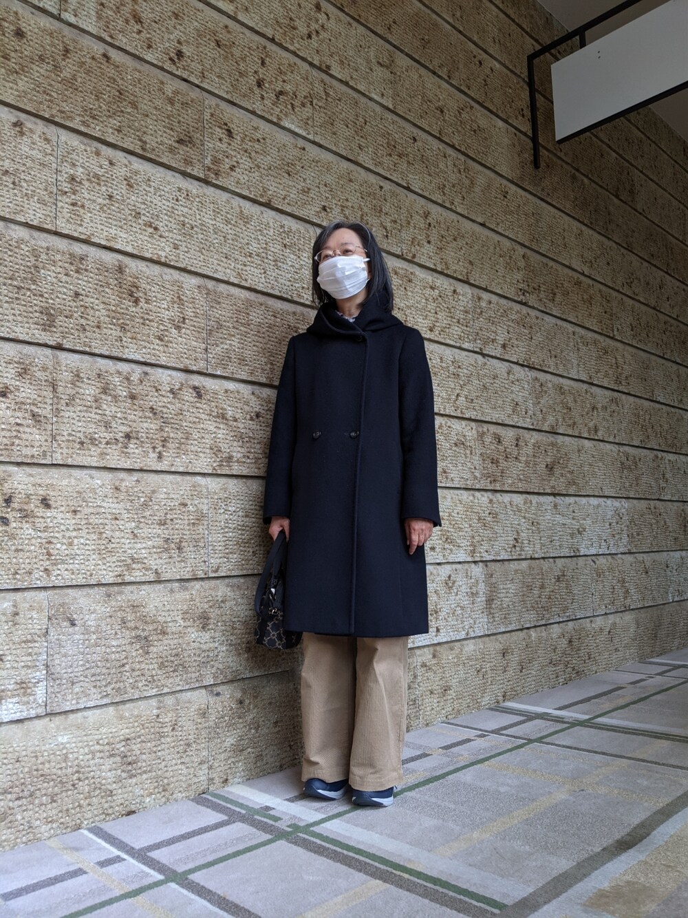 23区 アンゴラ混 ブラック ロングコート ウールコート 40 Lサイズ 美品 23区 フーデッドコート ロング ウール アンゴラ混 黒 ダブル 40 女優襟