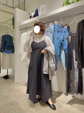 「アイテム（ワンピース/ドレス）」を使った、naさん（レディース・155cm・40代）の春コーディネート