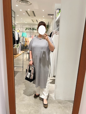 「シアタープロダクツ(THEATRE PRODUCTS)」｜「アイテム（バレエシューズ）」を使った、naさん（レディース・155cm）の春コーディネート