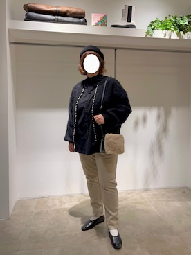 「あったかパンツ」｜naさん（レディース・155cm）の秋コーディネート