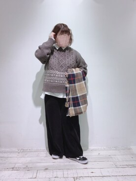 naさん（レディース・155cm）の冬コーディネート