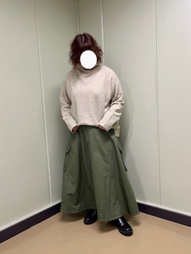 naさん（レディース・155cm）の冬コーディネート