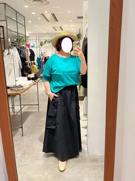 「シルケット」｜naさん（レディース・155cm）の夏コーディネート