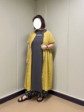 「アイテム（ワンピース/ドレス）」を使った、naさん（レディース・155cm・40代）の夏コーディネート