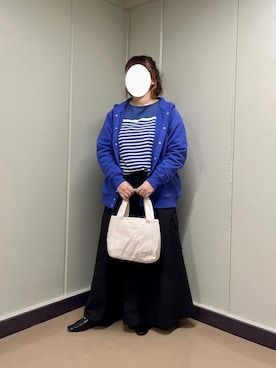 「PUAL CE CIN（ピュアルセシン）のアイテム（ブルゾン）」を使った、naさん（レディース・155cm）の秋コーディネート