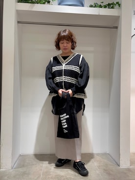 「ナロースカート」｜naさん（レディース・155cm・40代）の秋コーディネート