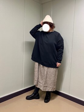 「アイテム（ワンピース/ドレス）」を使った、naさん（レディース・155cm・40代）の秋コーディネート