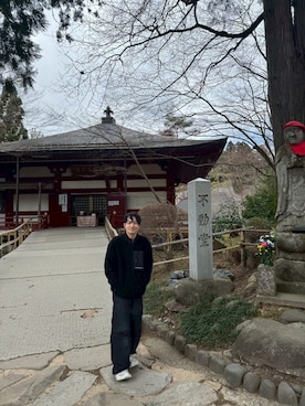 「BALENCIAGA（バレンシアガ）のアイテム」を使った、Hamamoto Keitaさん（メンズ・180cm）の春コーディネート