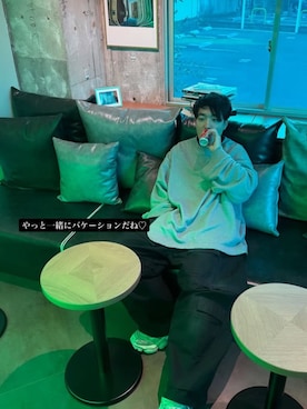 「BALENCIAGA（バレンシアガ）のアイテム」を使った、Hamamoto Keitaさん（メンズ・180cm）の春コーディネート