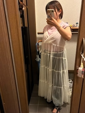 「アイテム（オールインワン・サロペット）」を使った、おばばさん（レディース・145cm）の夏コーディネート