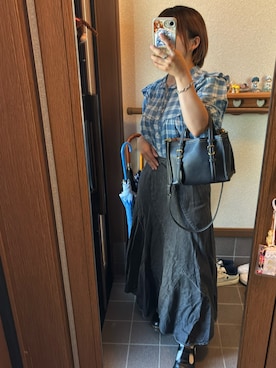 「ZARA（ザラ）のアイテム」を使った、おばばさん（レディース・145cm）の夏コーディネート