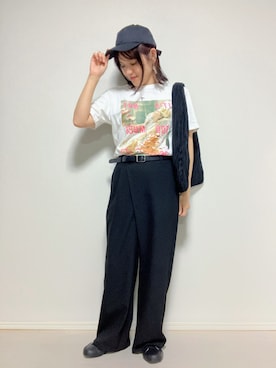 「GYDA（ジェイダ）のアイテム」を使った、lunayumiさん（レディース・161cm）の春コーディネート