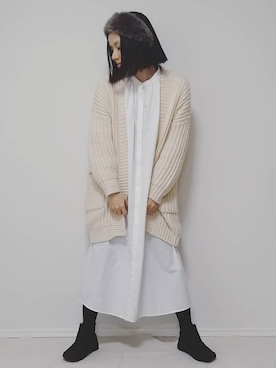 lunayumiさん（レディース・161cm）の冬コーディネート