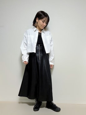 「PBLIM（ページボーイリム）のアイテム」を使った、lunayumiさん（レディース・161cm）の秋コーディネート