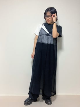 「アイテム（アナログ腕時計）」を使った、lunayumiさん（レディース・161cm）の秋コーディネート