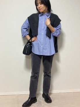「STUDIOUS（ステュディオス）のアイテム（アクセサリー）」を使った、lunayumiさん（レディース・161cm）の春コーディネート