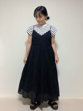 「SHAKA（シャカ）のアイテム」を使った、lunayumiさん（レディース・161cm）の夏コーディネート