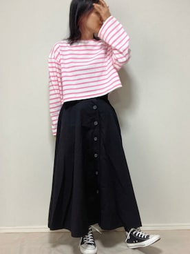 lunayumiさん（レディース・161cm）の夏コーディネート