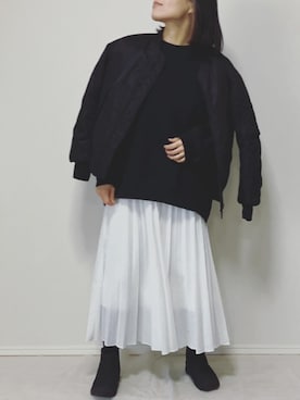 lunayumiさん（レディース・161cm）の冬コーディネート