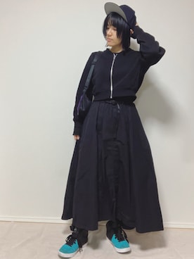 「TOMMY（トミー）のアイテム」を使った、lunayumiさん（レディース・161cm）の冬コーディネート