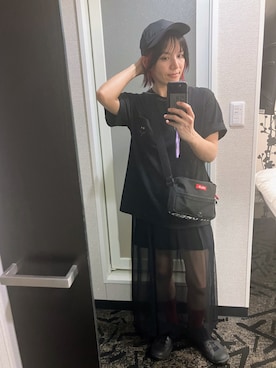 「アイテム（ソックス/靴下）」を使った、lunayumiさん（レディース・161cm）の夏コーディネート