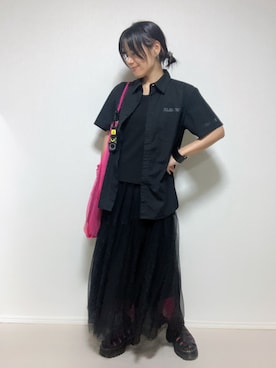 「アイテム（アンダーウェア）」を使った、lunayumiさん（レディース・161cm）の夏コーディネート