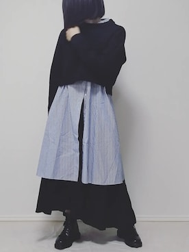 lunayumiさん（レディース・161cm）の冬コーディネート