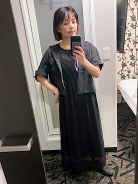「アイテム（ワンピース/ドレス）」を使った、lunayumiさん（レディース・161cm）の秋コーディネート