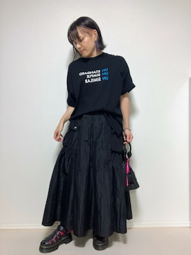 「STUDIOUS(ステュディオス)のアイテム(アクセサリー)」を使った、lunayumiさん(レディース・161cm)の夏コーディネート