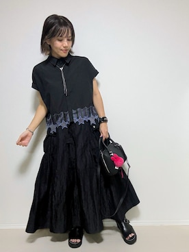 「STUDIOUS(ステュディオス)のアイテム(ブレスレット)」を使った、lunayumiさん(レディース・161cm)の秋コーディネート