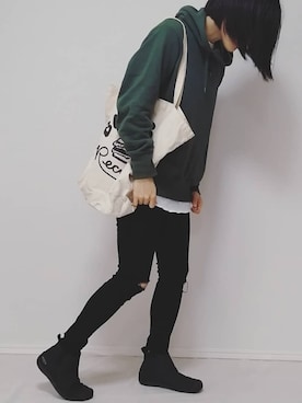 「And A（アンドエー）のアイテム（バッグ）」を使った、lunayumiさん（レディース・161cm）の秋コーディネート