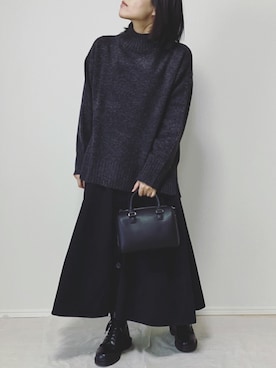 lunayumiさん（レディース・161cm）の冬コーディネート