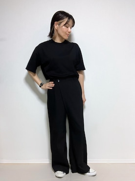 「agnes b.（アニエスベー）のアイテム」を使った、lunayumiさん（レディース・161cm）の夏コーディネート