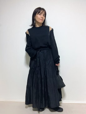 「GYDA（ジェイダ）のアイテム」を使った、lunayumiさん（レディース・161cm）の春コーディネート