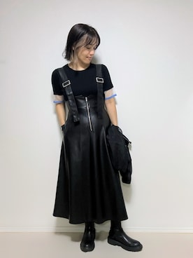 「agnes b.（アニエスベー）のアイテム」を使った、lunayumiさん（レディース・161cm）の秋コーディネート