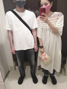 「And A（アンドエー）のアイテム（パンツ）」を使った、lunayumiさん（レディース・161cm）の夏コーディネート