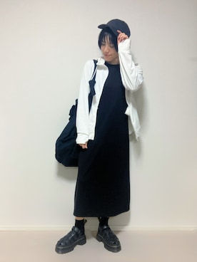 「GU（ジーユー）のアイテム」を使った、lunayumiさん（レディース・161cm）の夏コーディネート