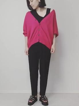 「MAYU（マユ）のアイテム」を使った、lunayumiさん（レディース・161cm）の夏コーディネート