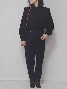 「アイテム（ブーティ）」を使った、lunayumiさん（レディース・161cm）の春コーディネート