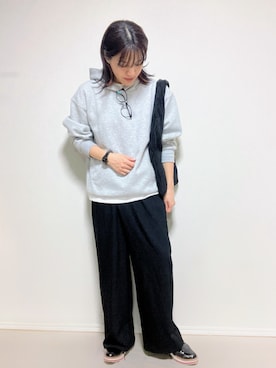 「agnes b.（アニエスベー）のアイテム」を使った、lunayumiさん（レディース・161cm）の春コーディネート