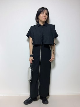 「shopnikoniko（ショップニコニコ）のアイテム（ショルダーバッグ）」を使った、lunayumiさん（レディース・161cm）の秋コーディネート