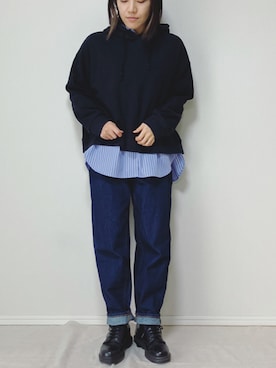 lunayumiさん（レディース・161cm）の冬コーディネート