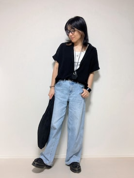「アイテム（タンクトップ）」を使った、lunayumiさん（レディース・161cm）の夏コーディネート