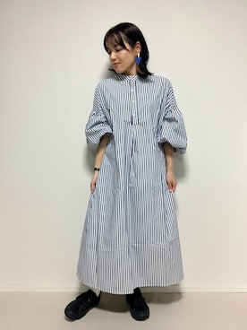 「agnes b.（アニエスベー）のアイテム」を使った、lunayumiさん（レディース・161cm）の夏コーディネート