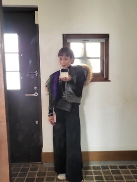 「rag & bone（ラグアンドボーン）のアイテム（パンツ）」を使った、eriii.さん（レディース・150cm）の冬コーディネート