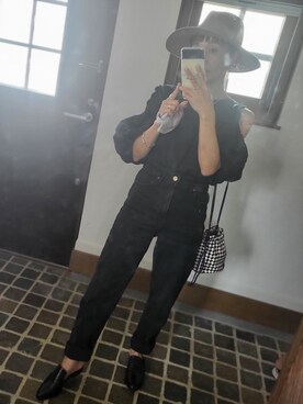 「rag & bone（ラグアンドボーン）のアイテム（帽子）」を使った、eriii.さん（レディース・149cm）の夏コーディネート