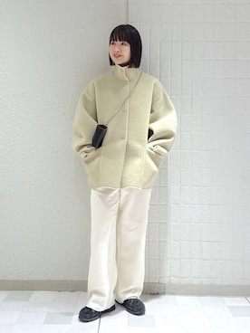 「アイテム（スウェットパンツ）」を使った、yoshiさん（レディース・164cm・30代）の秋コーディネート