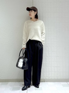 「アイテム（財布/小物）」を使った、yoshiさん（レディース・164cm・30代）の秋コーディネート