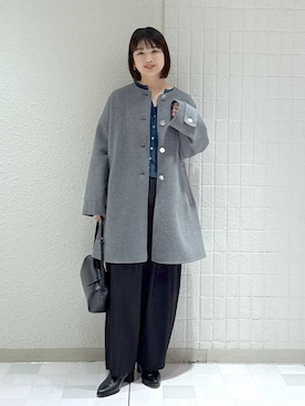 「アイテム（タンクトップ）」を使った、yoshiさん（レディース・164cm・30代）の秋コーディネート