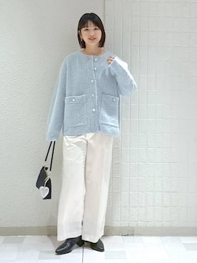 「アイテム（キーホルダー）」を使った、yoshiさん（レディース・164cm）の秋コーディネート